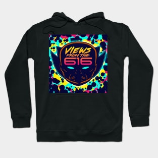 Miami Nights Views From The 616 Logo (Front Only) Hoodie